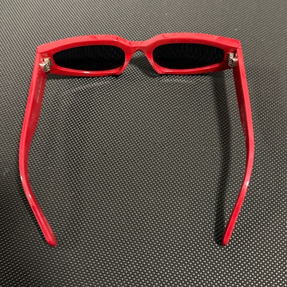 NWOT Celine Triomphe Red Oval Sunglasses - Picture 8 of 8